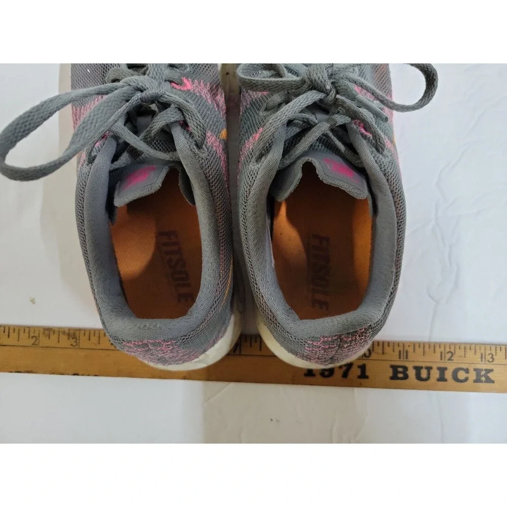 Nike Womens Flex Fury Shoes 705299-008 Gray Running Sneakers Sz 6.5